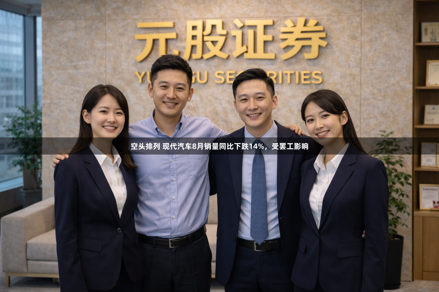 空头排列 现代汽车8月销量同比下跌14%,受罢工影响