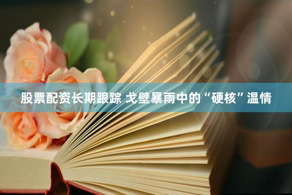 股票配资长期跟踪 戈壁暴雨中的“硬核”温情